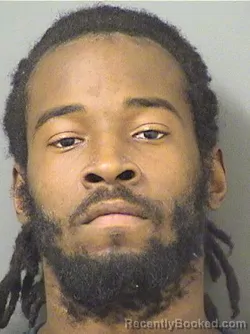 Mugshot of Derrius Jervon Alston booked in Palm Beach County, Florida on October 12, 2026