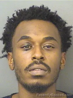 Mugshot of Jamar Jacobs Adams booked in Palm Beach County, Florida on October 12, 2026