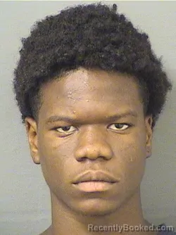 Mugshot of Youdnelson Jean booked in Palm Beach County, Florida on October 12, 2026