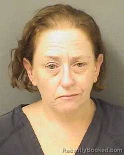 Mugshot of Allison Marie Thibault booked in Palm Beach County, Florida on October 12, 2026