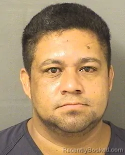 Mugshot of Arnold Zapata booked in Palm Beach County, Florida on October 12, 2026