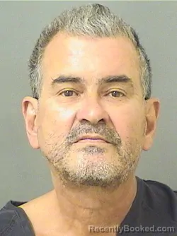 Mugshot of Carlos Roberto Eberhardtfranco booked in Palm Beach County, Florida on October 12, 2026