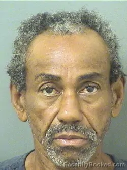 Mugshot of David Jerome Noble booked in Palm Beach County, Florida on October 12, 2026