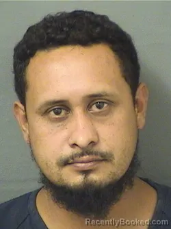 Mugshot of Cristian Betancolara booked in Palm Beach County, Florida on October 12, 2026