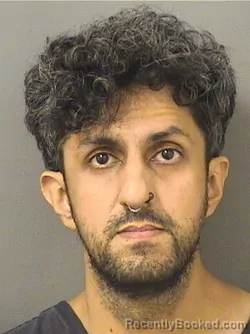 Mugshot of Aasem Naseem Ahmad booked in Palm Beach County, Florida on October 13, 2026