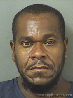 Mugshot of Terrell Leon Wilson booked in Palm Beach County, Florida on October 13, 2026