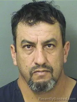 Mugshot of Javier Arredondolopez booked in Palm Beach County, Florida on October 13, 2026