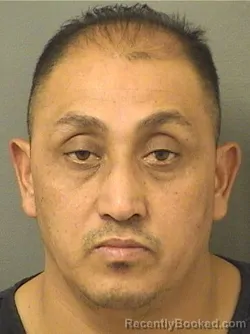Mugshot of Luis Humberto Padillasevilla booked in Palm Beach County, Florida on October 18, 2026