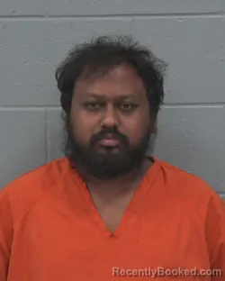 Mugshot of Venkata Ravi Tej Gubbala booked in Pasco County, Florida on August 24, 2026