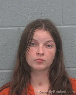 Mugshot of Haylee Marie Knapp booked in Pasco County, Florida on August 30, 2026