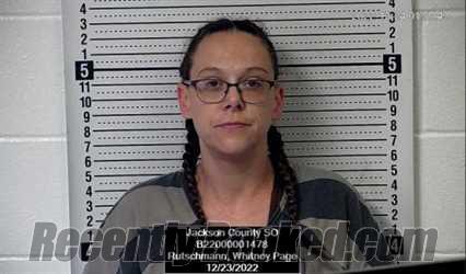Booking photo from Jackson County, Kansas