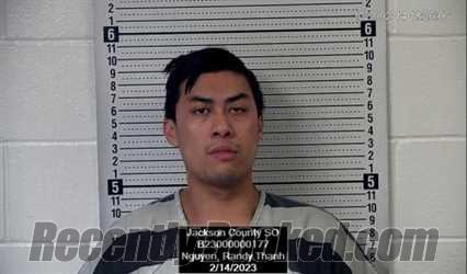 Booking photo from Jackson County, Kansas