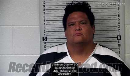 Booking photo from Jackson County, Kansas