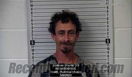 Booking photo from Jackson County, Kansas