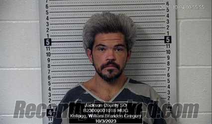 Booking photo from Jackson County, Kansas