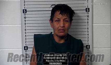 Booking photo from Jackson County, Kansas