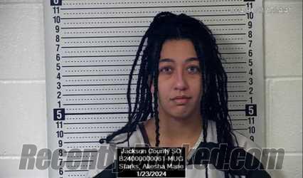 Booking photo from Jackson County, Kansas