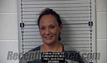 Booking photo from Jackson County, Kansas