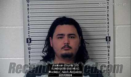 Booking photo from Jackson County, Kansas