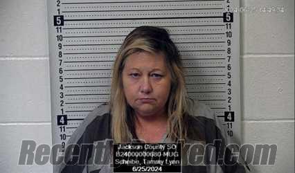 Booking photo from Jackson County, Kansas