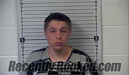 Booking photo from Jackson County, Kansas