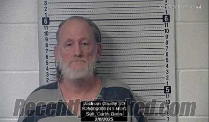 Booking photo from Jackson County, Kansas