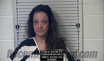 Booking photo from Jackson County, Kansas