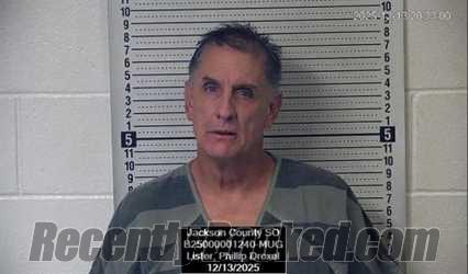 Booking photo from Jackson County, Kansas