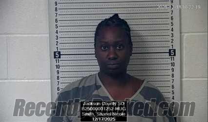 Booking photo from Jackson County, Kansas