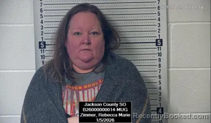 Booking photo from Jackson County, Kansas