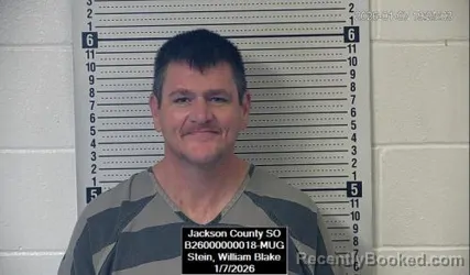 Booking photo from Jackson County, Kansas