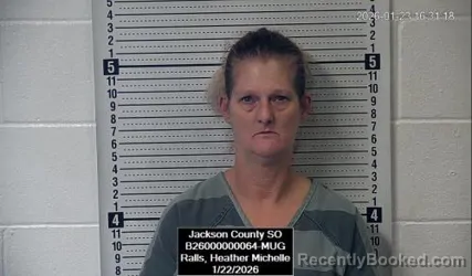 Booking photo from Jackson County, Kansas