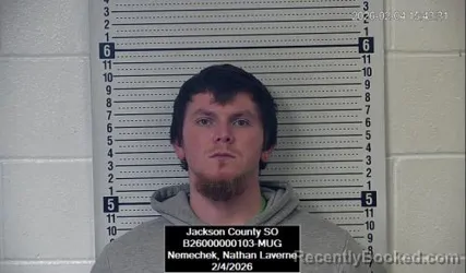 Mugshot of Nathan Laverne Nemechek