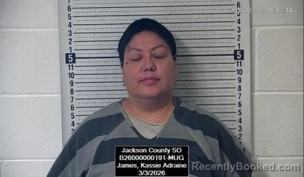 Mugshot of Kassie Adraine James