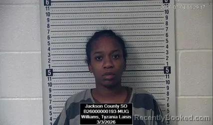 Mugshot of Tyzania Laisis Williams