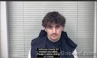Mugshot of LANDAN GOUGE booked in Jefferson County, Kansas on May 17, 2026