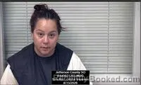 Mugshot of Cristal Sanchez booked in Jefferson County, Kansas on August 15, 2026