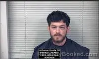 Mugshot of Adam Tabor booked in Jefferson County, Kansas on September 26, 2026