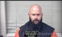 Mugshot of Benjamin Boltz booked in Jefferson County, Kansas on October 25, 2026