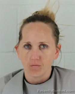 Mugshot of LAUREN MARIE WEST booked in Johnson County, Kansas on March 19, 2026