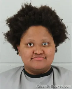 Mugshot of AALIYAH MWENDE MCRAE booked in Johnson County, Kansas on March 19, 2026