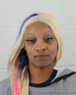 Mugshot of JAZMINE TESHONN CREAL booked in Johnson County, Kansas on March 24, 2026