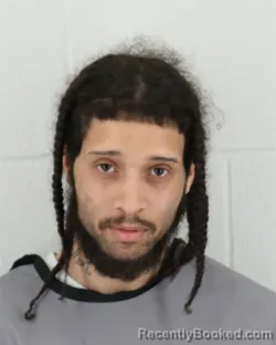 Mugshot of MARQUIS DAVON JONES booked in Johnson County, Kansas on March 27, 2026