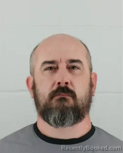 Mugshot of DANIEL ERIC ROBERTS booked in Johnson County, Kansas on March 27, 2026