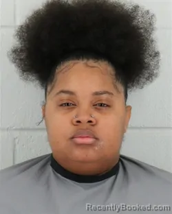 Mugshot of JANELL MARLISE THOMAS booked in Johnson County, Kansas on April 3, 2026