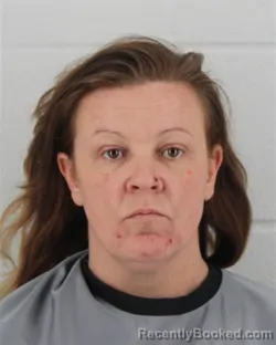Mugshot of AMBER RAE RUSSELL booked in Johnson County, Kansas on May 20, 2026