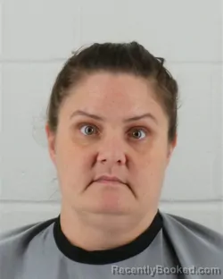 Mugshot of MARCINA LEE BUSSEN booked in Johnson County, Kansas on June 18, 2026