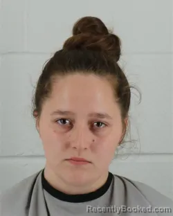 Mugshot of Hailie Dawn Stryka Resh booked in Johnson County, Kansas on August 15, 2026