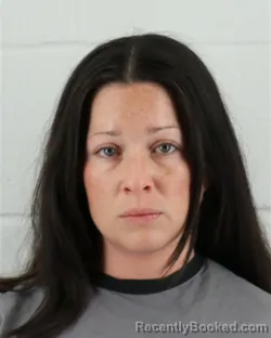 Mugshot of Aubrey Nicole Hobbs booked in Johnson County, Kansas on August 16, 2026