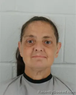 Mugshot of Julie Anna Hall booked in Johnson County, Kansas on August 19, 2026